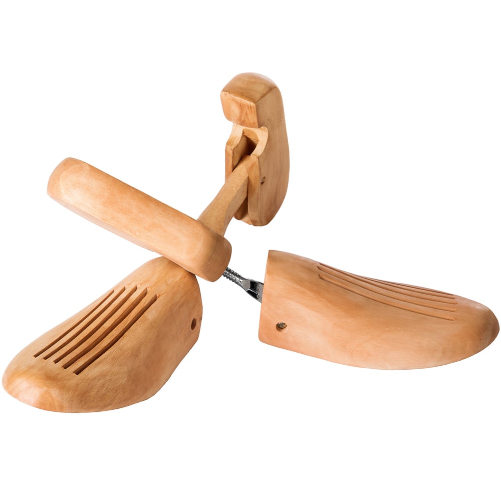 tectake Lotus Wood Shoe Stretcher Pair EU Size 39-41 2 Pack Image 4