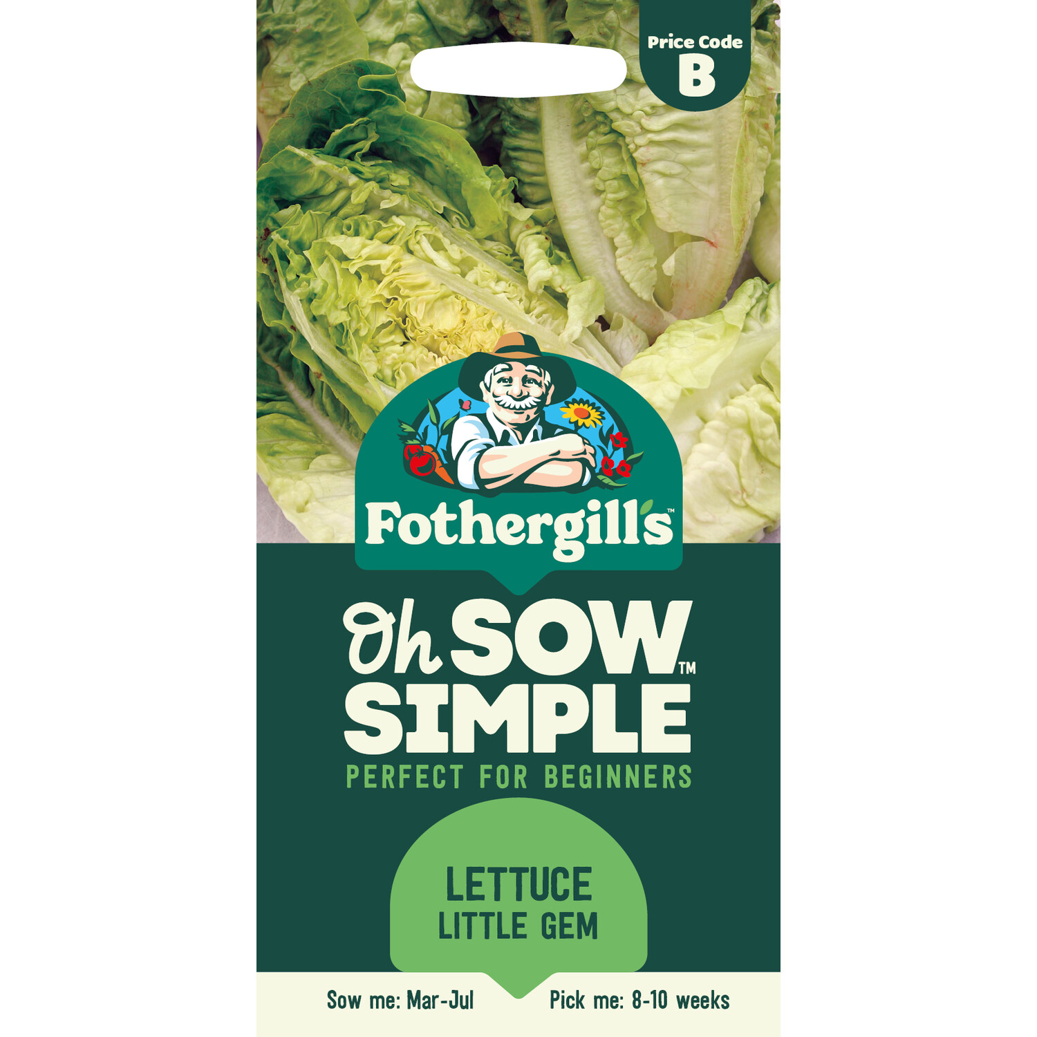 Lettuce Little Gem Seeds Image 1