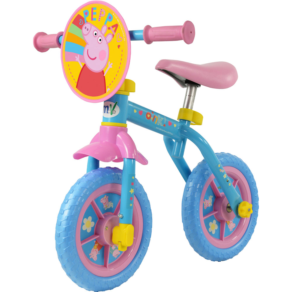 Peppa Pig My First 2-in-1 10 inch Training Bike Image 3