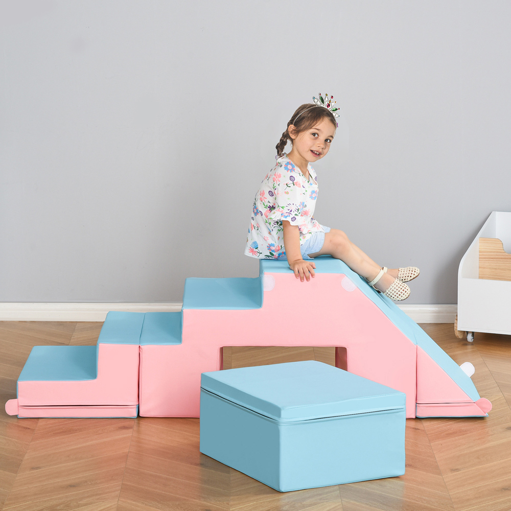 Tommy Toys Kids 2 Piece Soft Climber Block Play Set Image 2