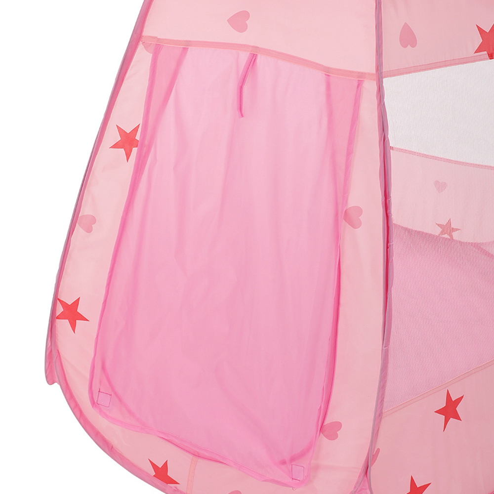 Living and Home Kids Pink Pop Up Dreamy Play Tent Image 3