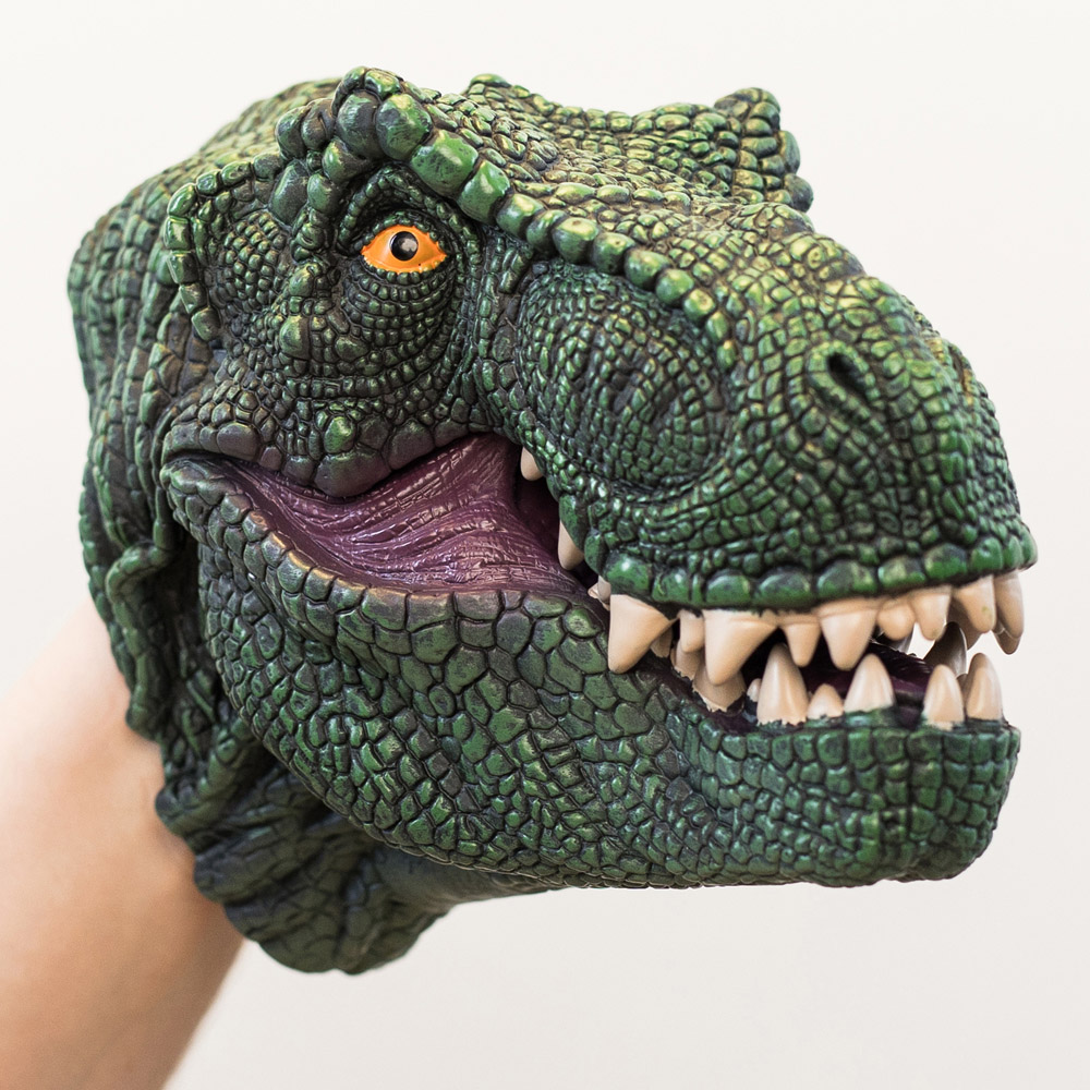 Wild Thingz Green Trex Hand Puppet Image 3