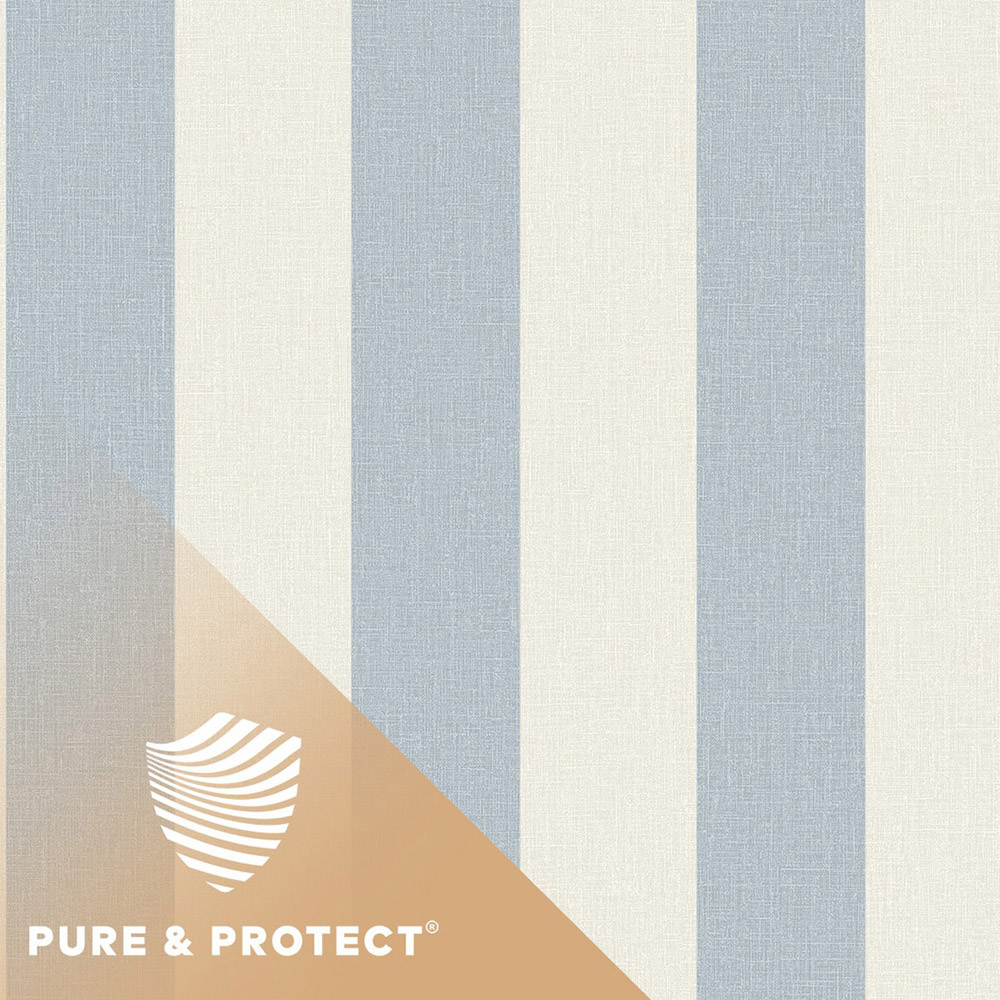Grandeco Pure and Protect Stratus Antibacterial Light Blue Wallpaper Image 4