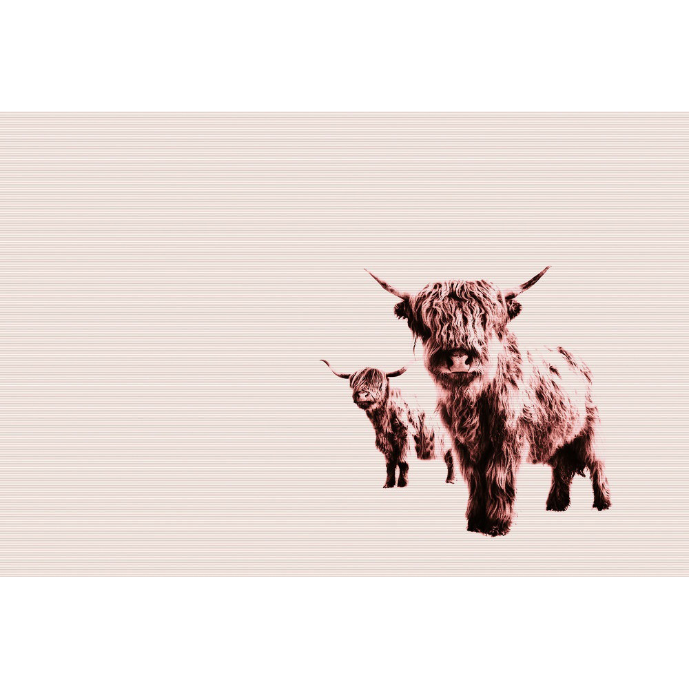A.S Creation Highland Cows Digital Mural Image 2