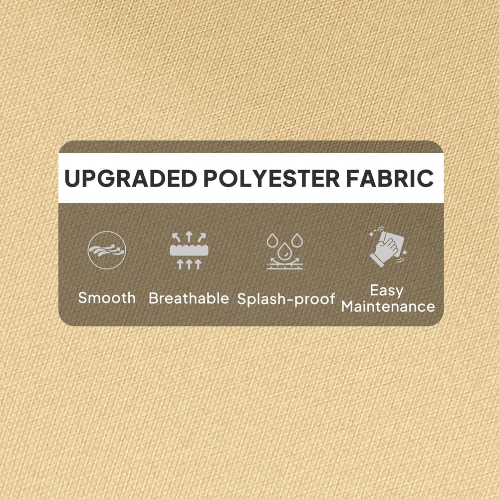 Outsunny Beige Adirondack Rocking Chair Cushion 115 x 56cm Image 6