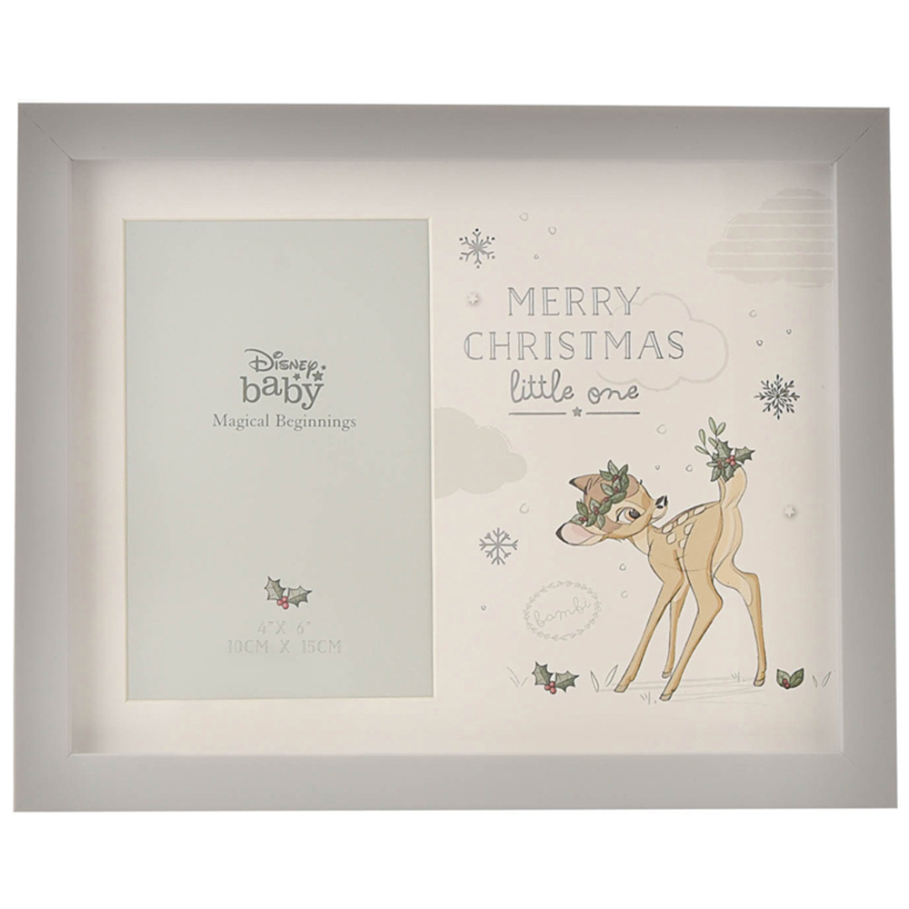 Disney Merry Christmas Bambi Photo Frame Wilko