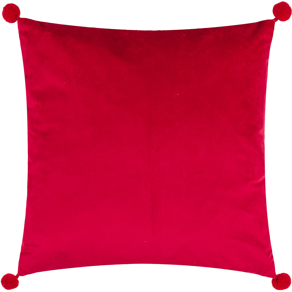 Furn Multicolour Deck The Halls Tree Embroidered Reversible Cushion 43 x 43cm Image 3