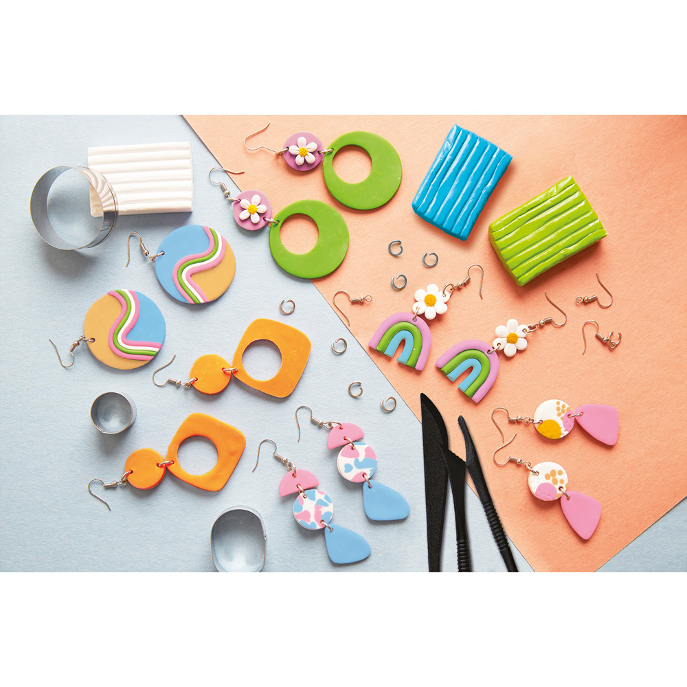 Simply Make Make Your Own Clay Earring Craft Kit Image 3
