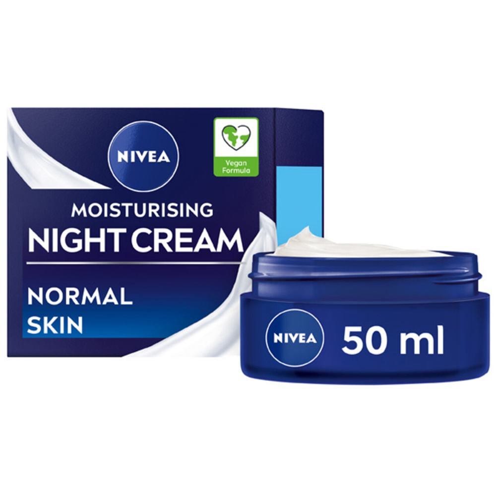 Nivea Moisturising Normal Skin Night Cream 50ml Image
