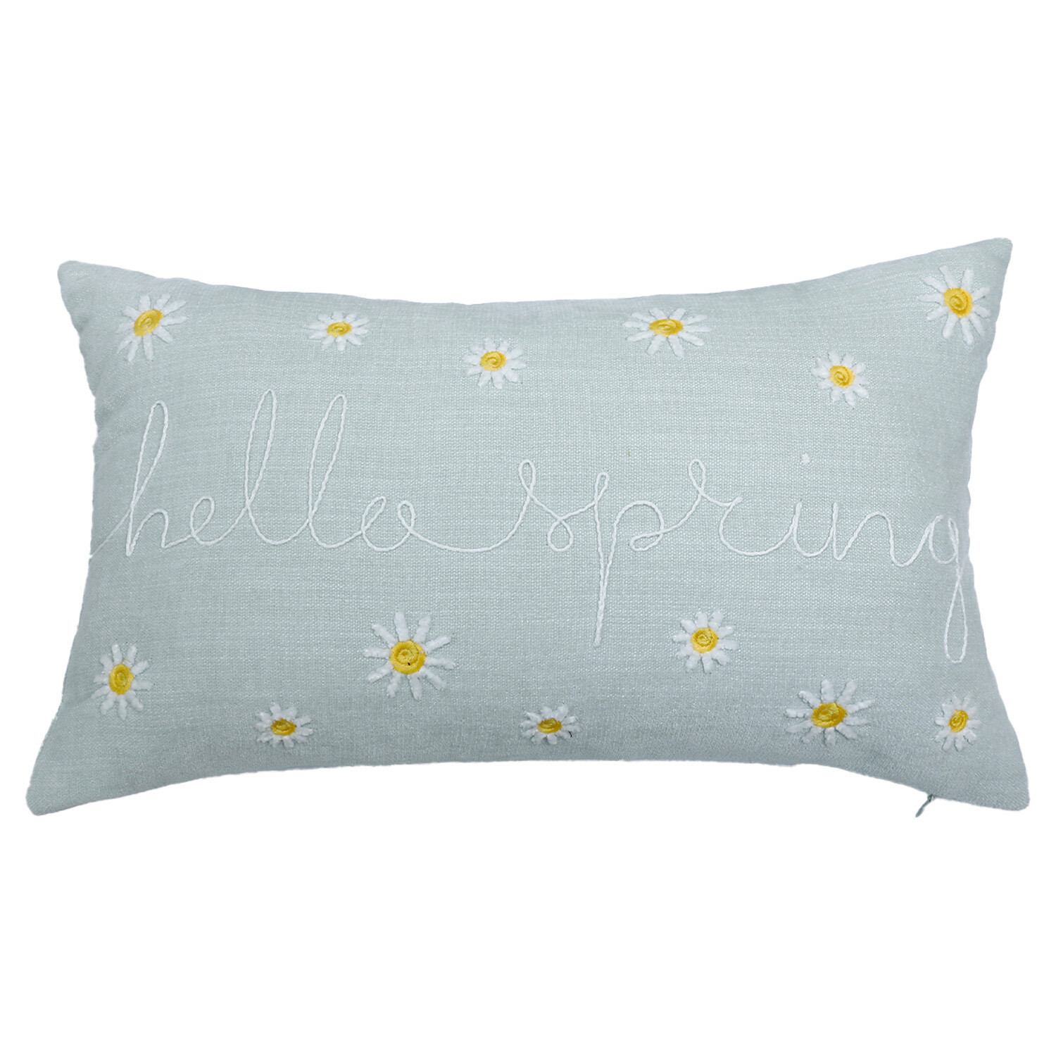 Hello Spring Cushion - Grey Image 1