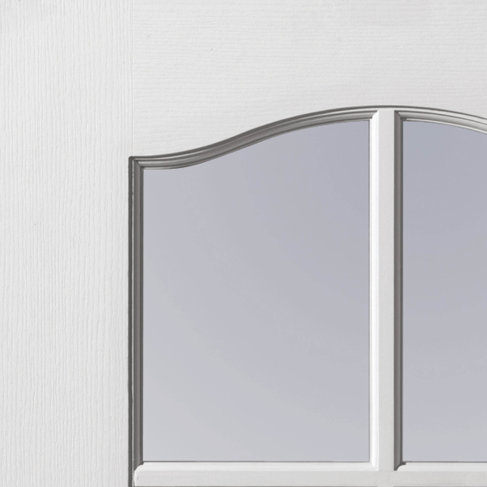 JB Kind Classique Moulded Panel White Glazed 6 Light Internal Door 1981 x 686mm Image 3