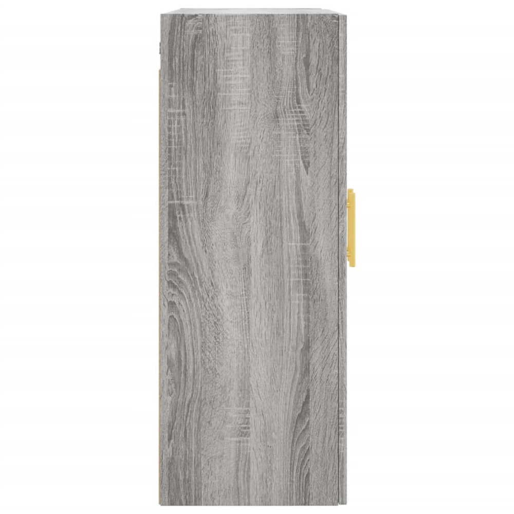 vidaXL 2 Door Grey Sonoma Wall Mounted Cabinet Image 8