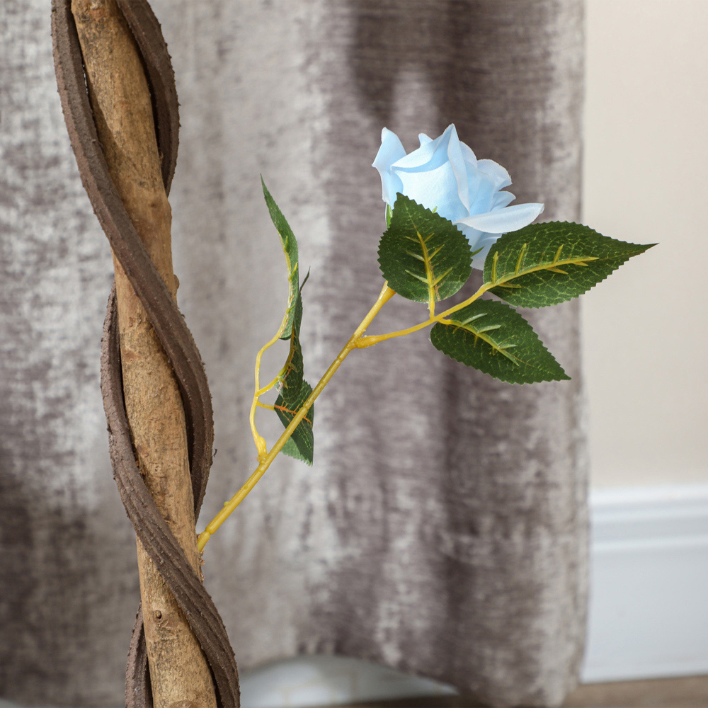 Portland Blue Rose Artificial Tree in Pot 90cm 2 Pack Image 4
