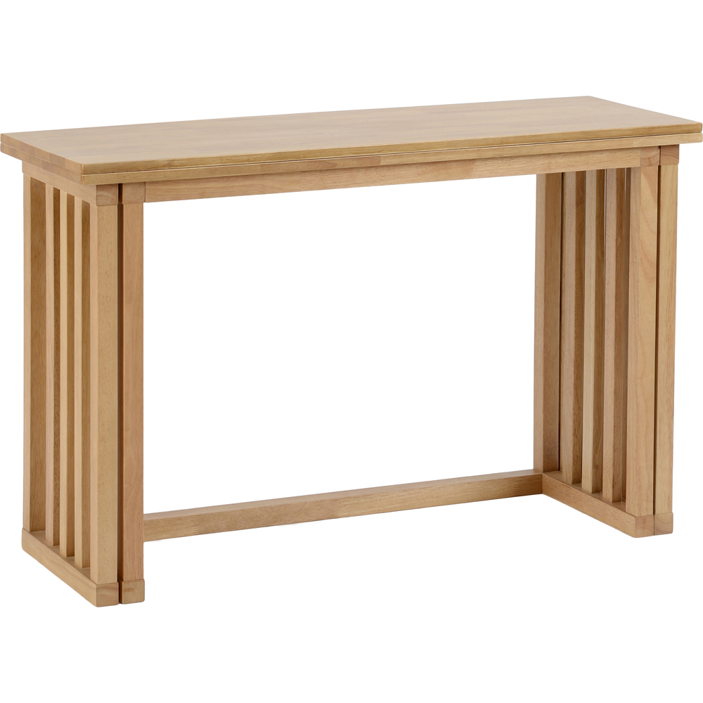 Seconique Richmond 2 Seater Foldaway Dining Set Oak Varnish Image 3