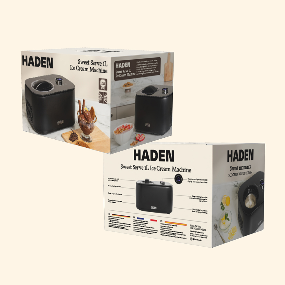 Haden Sweet Serve 215802 Black 1L Ice Cream Machine Image 7