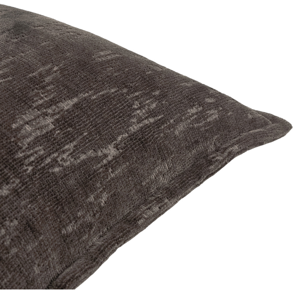 Paoletti Aurelio Jacquard Charcoal Chenille Cushion 45 x 45cm Image 3