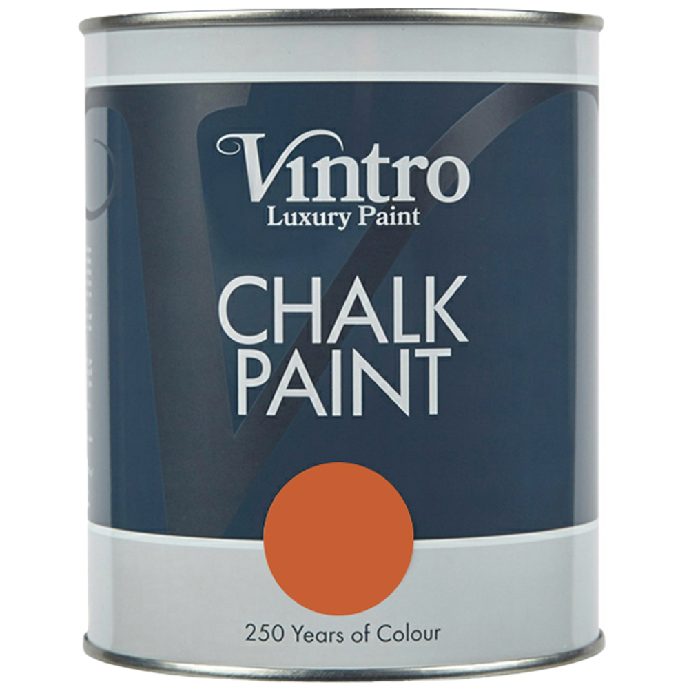 Vintro Paint Thors Rust Matt Finish Chalk Paint 1L Image 2