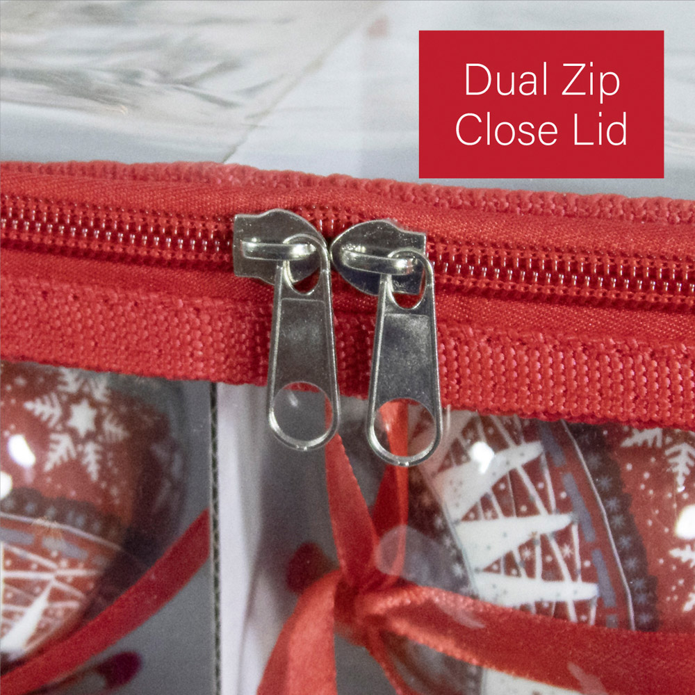 The Christmas Workshop 64 Baubles Storage Box Image 3