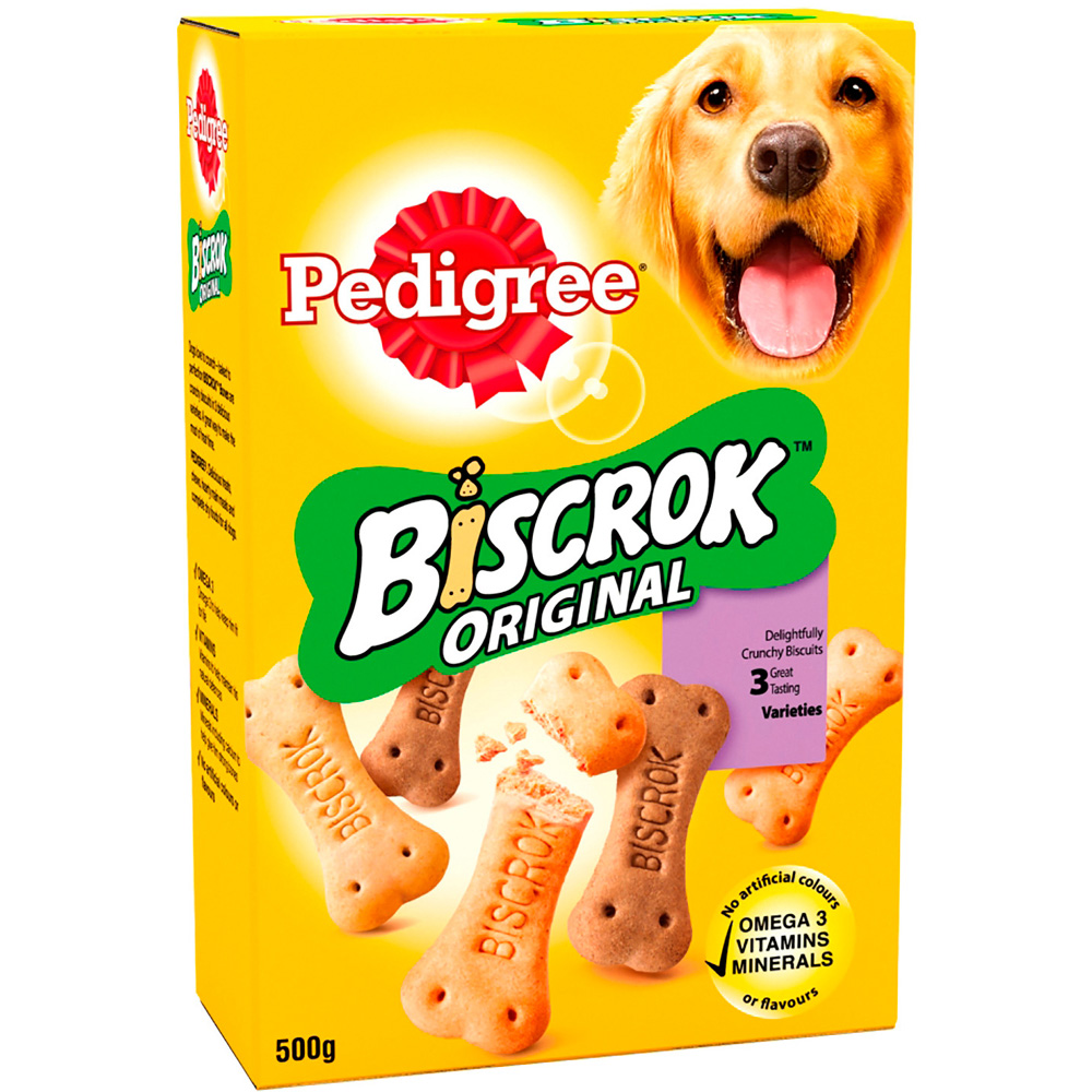 Pedigree Biscrok Original Adult Dog Treat Biscuit 500g Image