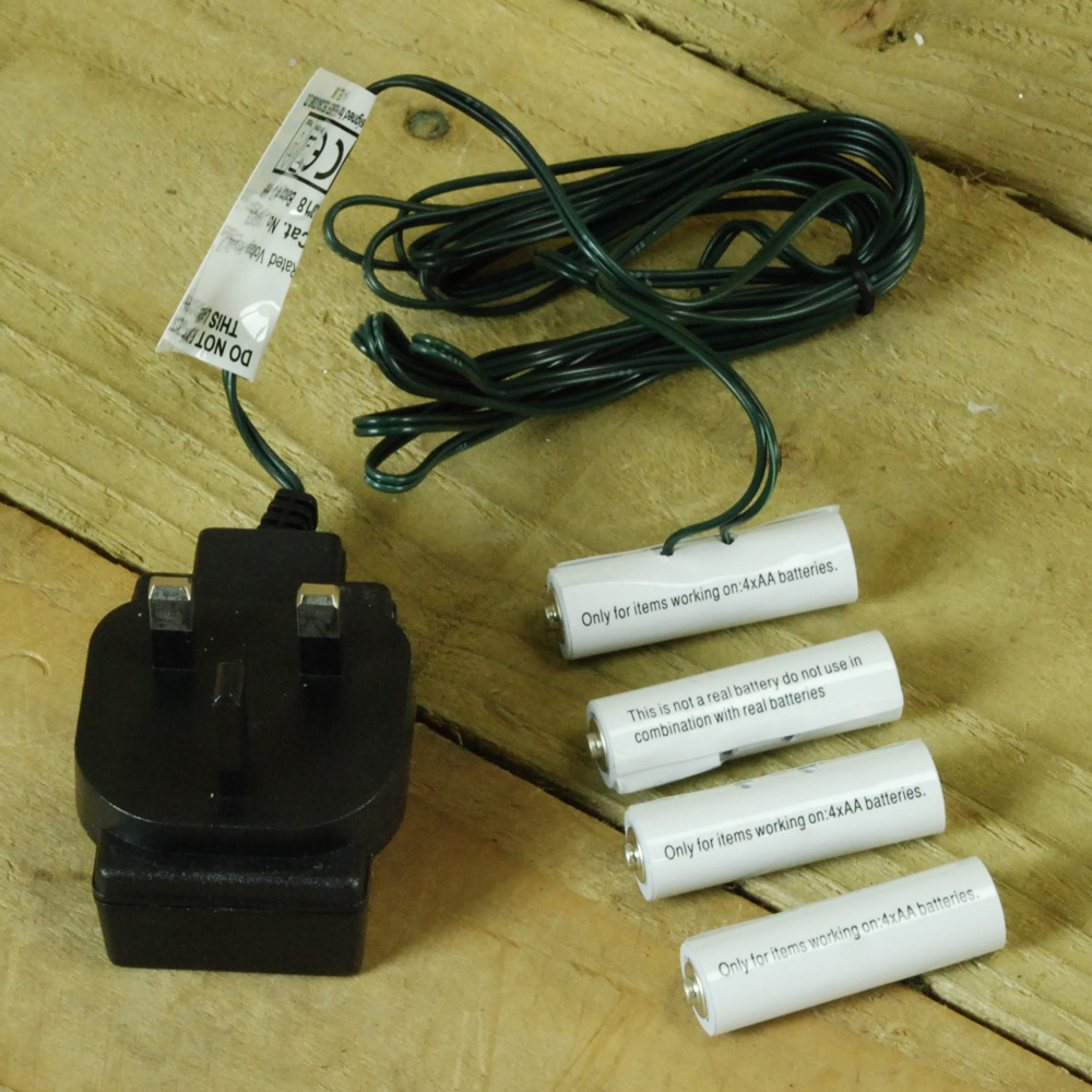 Samuel Alexander Battery Replacement Plug-In Adapter 4 x 6V AA Image 2
