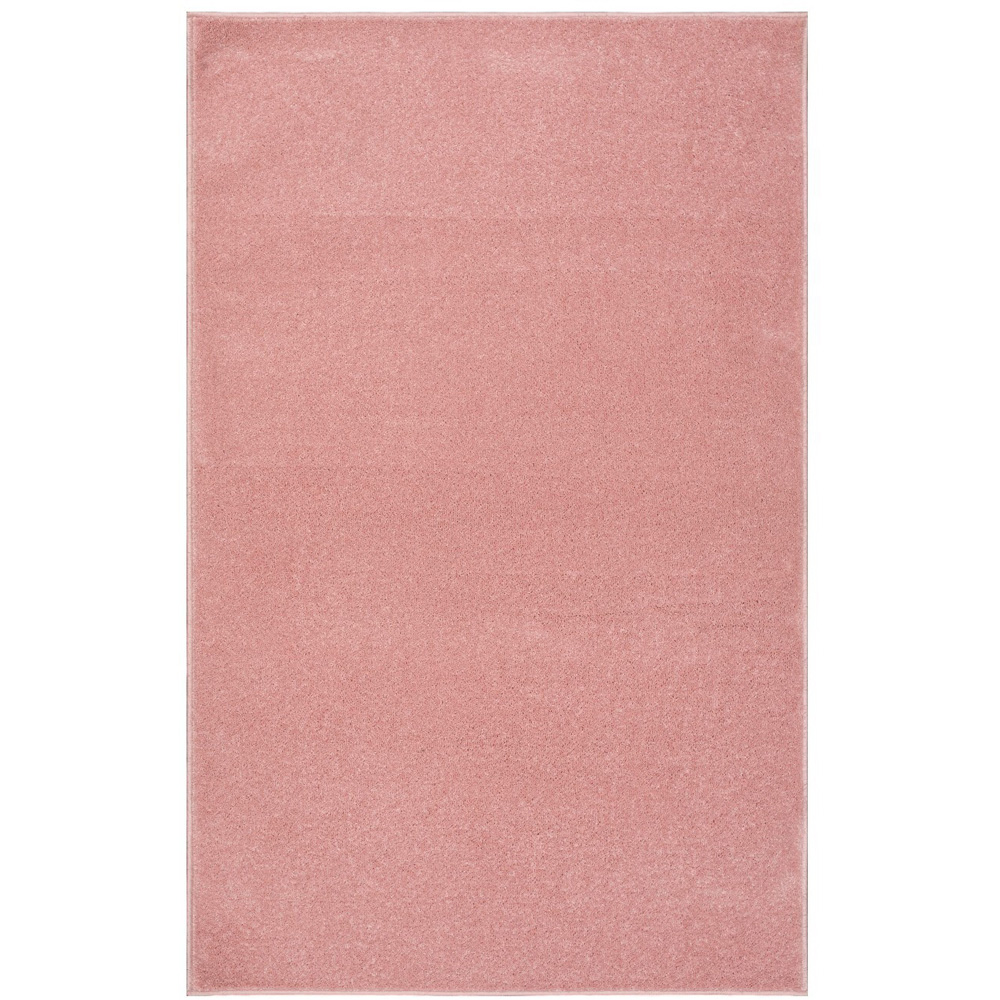 Seattle Washable Plain Rug Pink 60cm Image 1