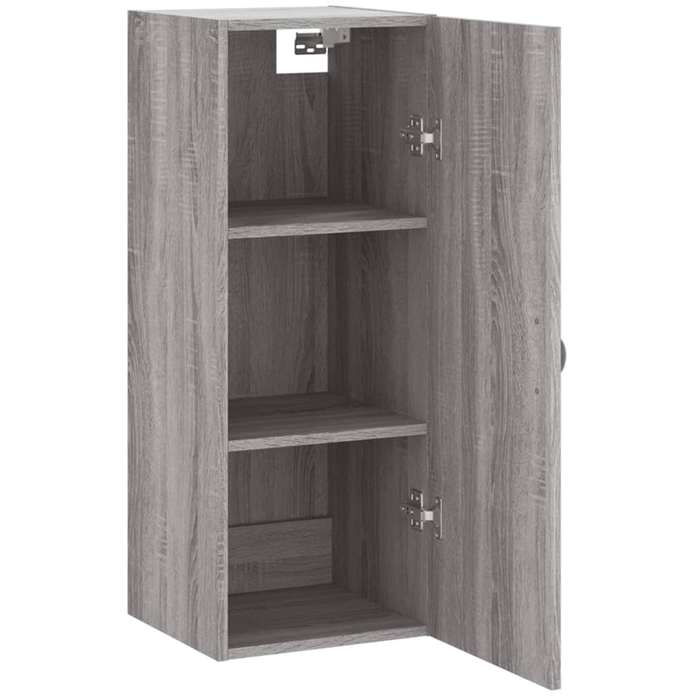 vidaXL Single Door Grey Sonoma Wall Mounted Cabinet Image 7
