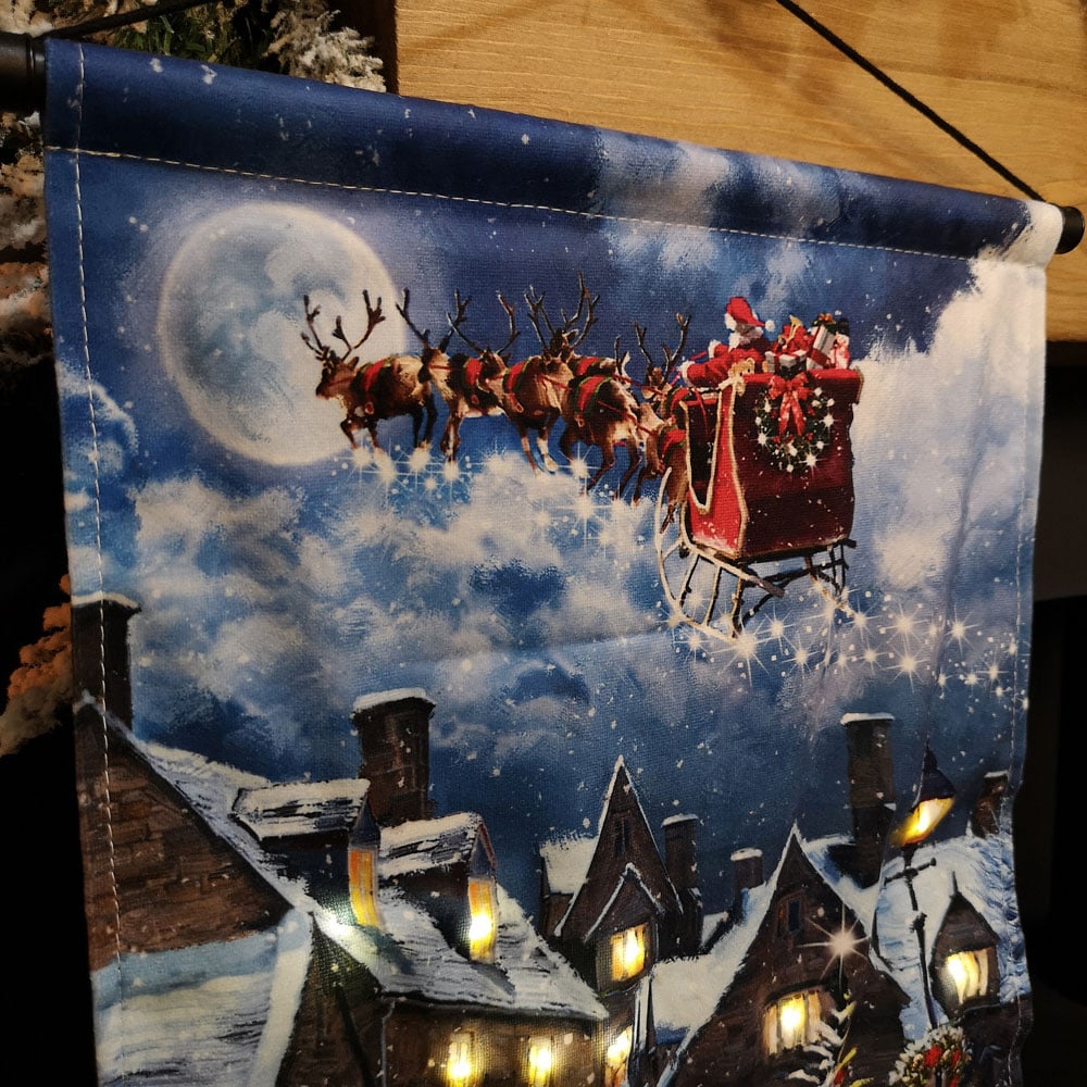 Samuel Alexander Street with Christmas Tree Light Up Wall Art 38 x 47cm Image 5