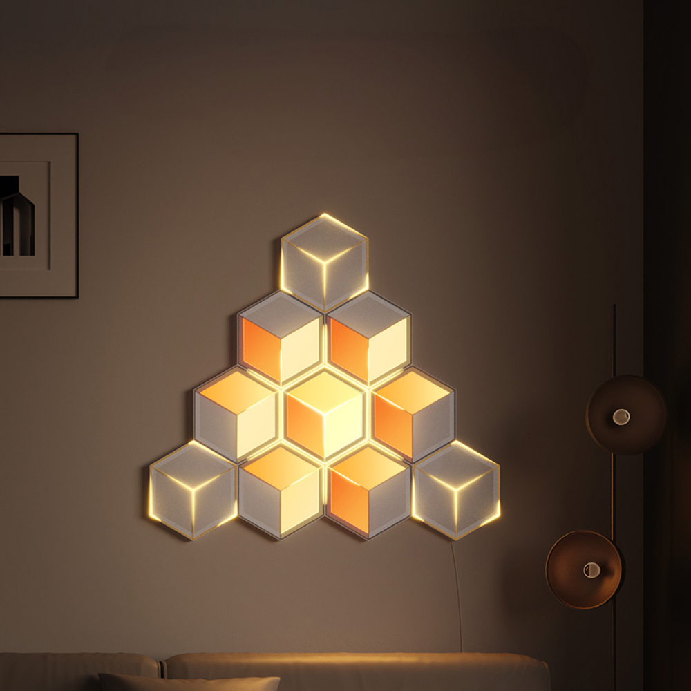 Govee Glide RGBIC LED Smart 3D Hexagon Ultra Light Panel Extension Image 2