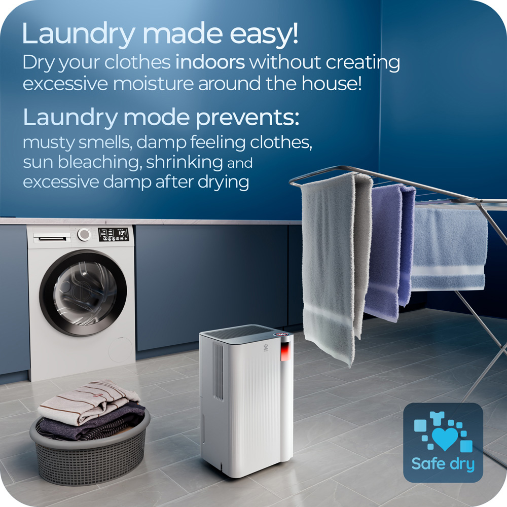 Avalla Multi Room Coverage X350 Smart Dehumidifier 12L Image 5