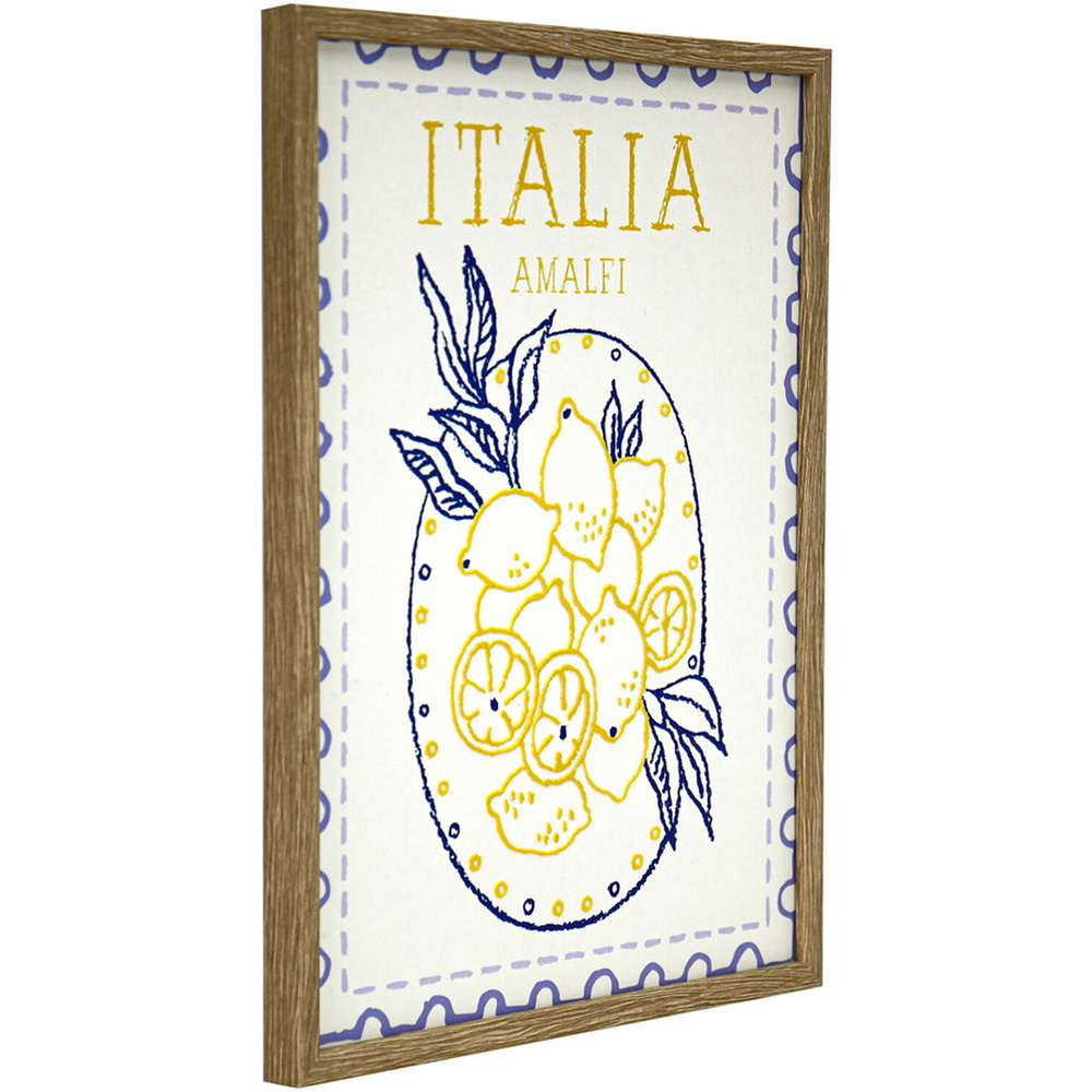 Italian Coastal Framed Wall Art Image 3
