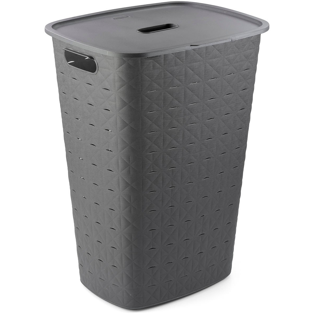 Curver Softex Laundry Hamper Grey 56L - Grey Image 1