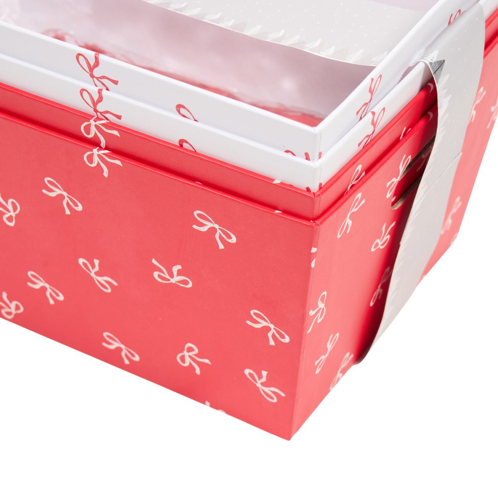 Bow Cardboard Hamper Set Image 4