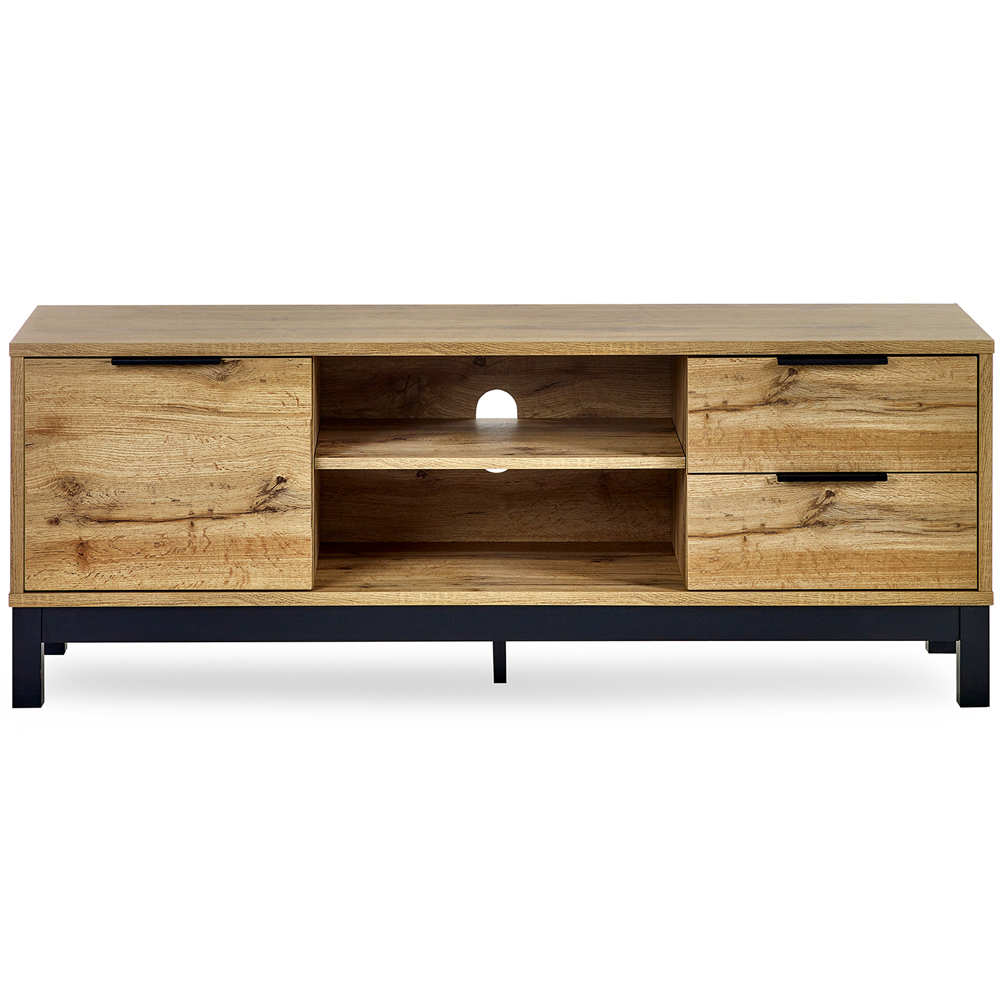 Julian Bowen Bali Light Oak TV Unit Image 3