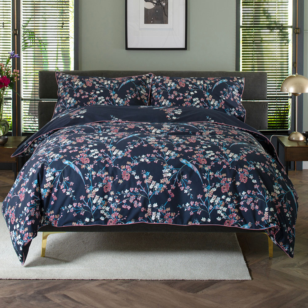 The Lyndon Company Night Bird Double 180 Thread Count Duvet Set Image 1