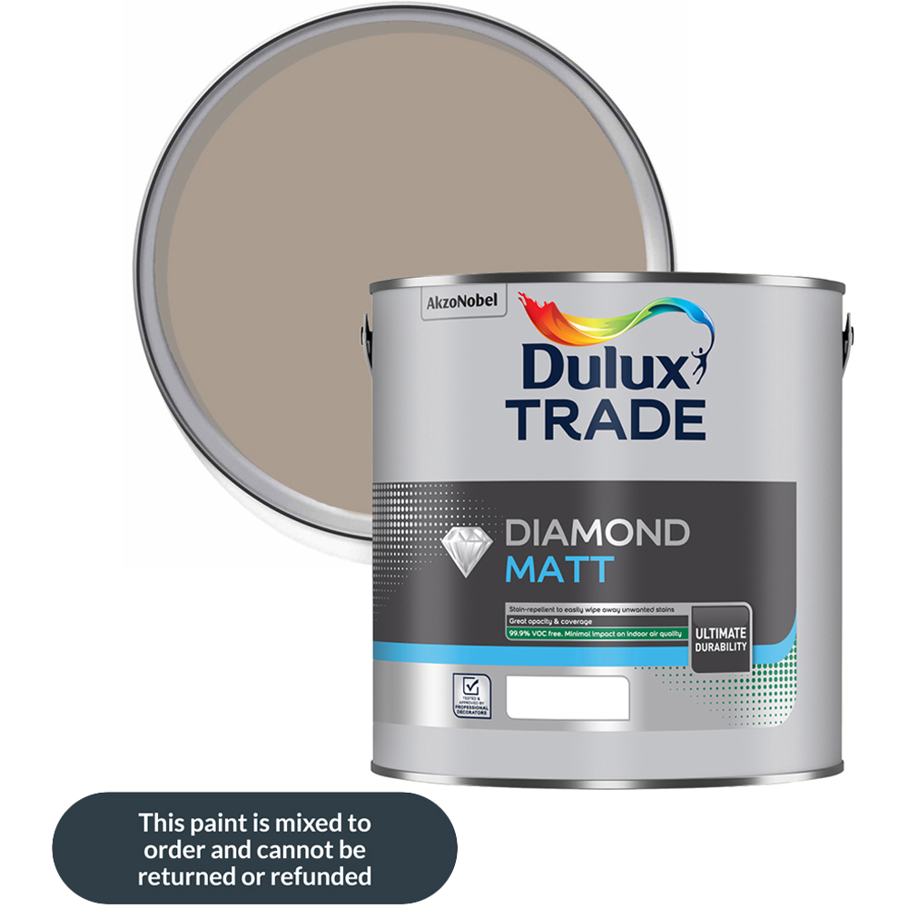 Dulux Trade Iced Frappe Walls and Ceilings Diamond Matt Paint 5L Image 1