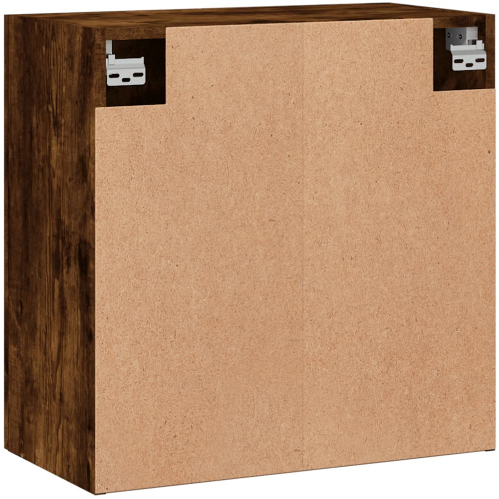vidaXL 2 Door Smoked Oak Wall Cabinet Image 8