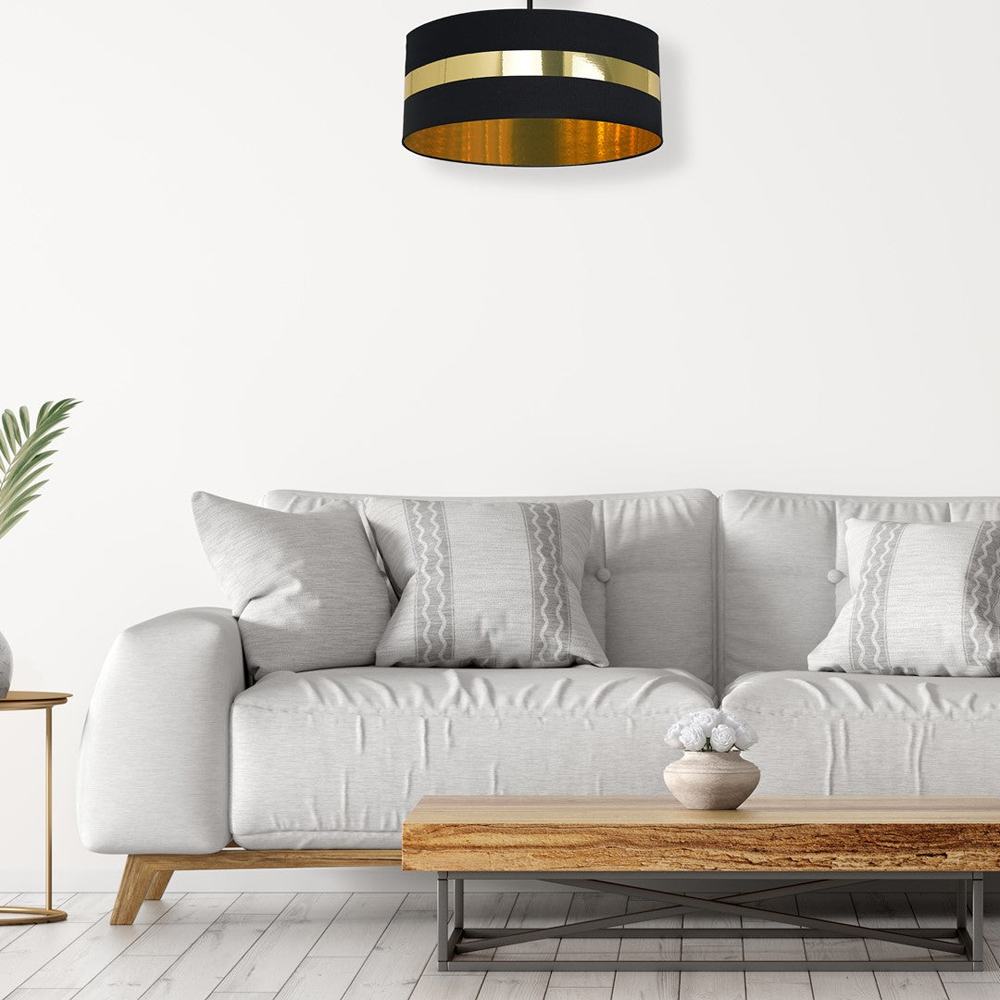 Milagro Palmira Black Ceiling Lamp 230V Image 5