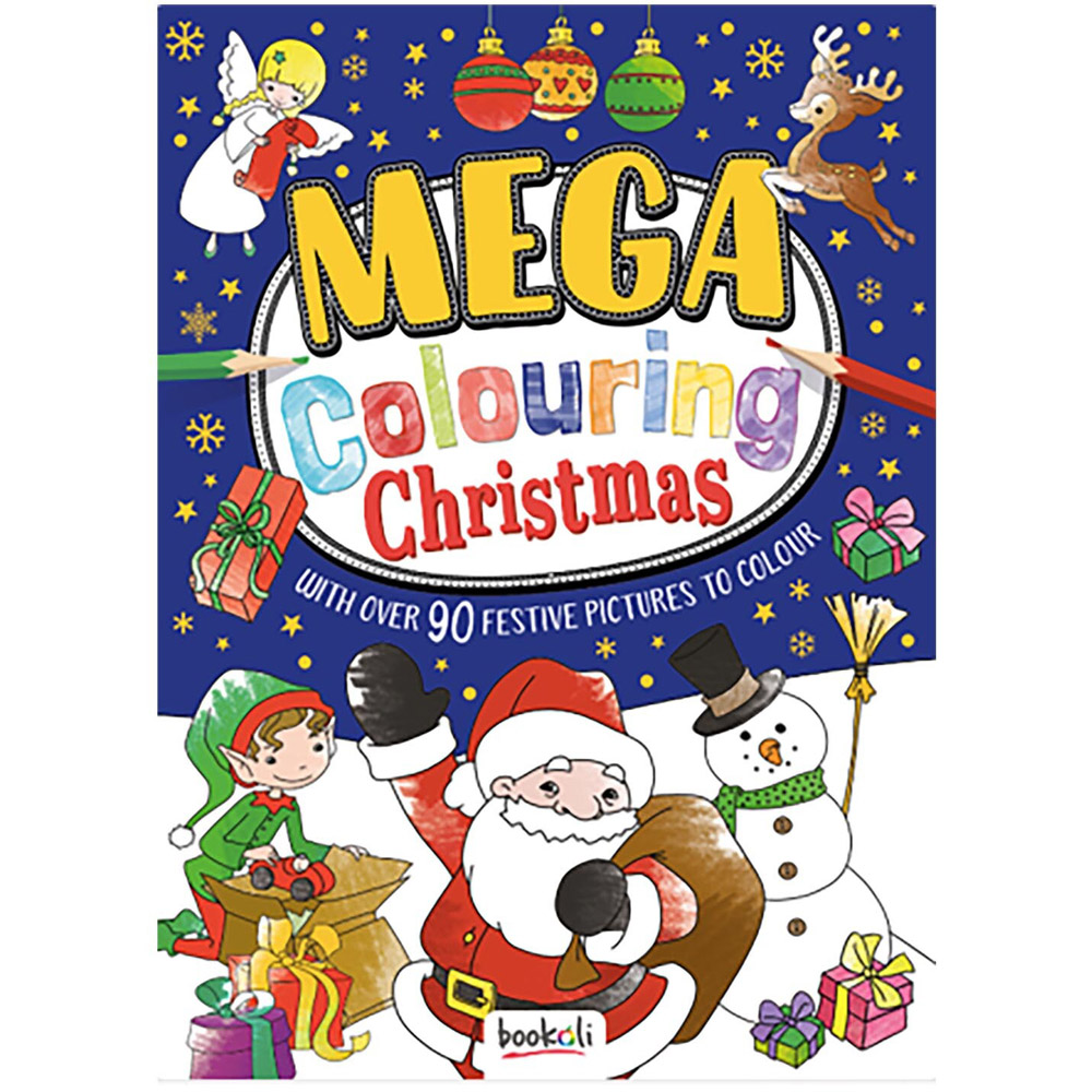 Mega Colouring Christmas Book Image