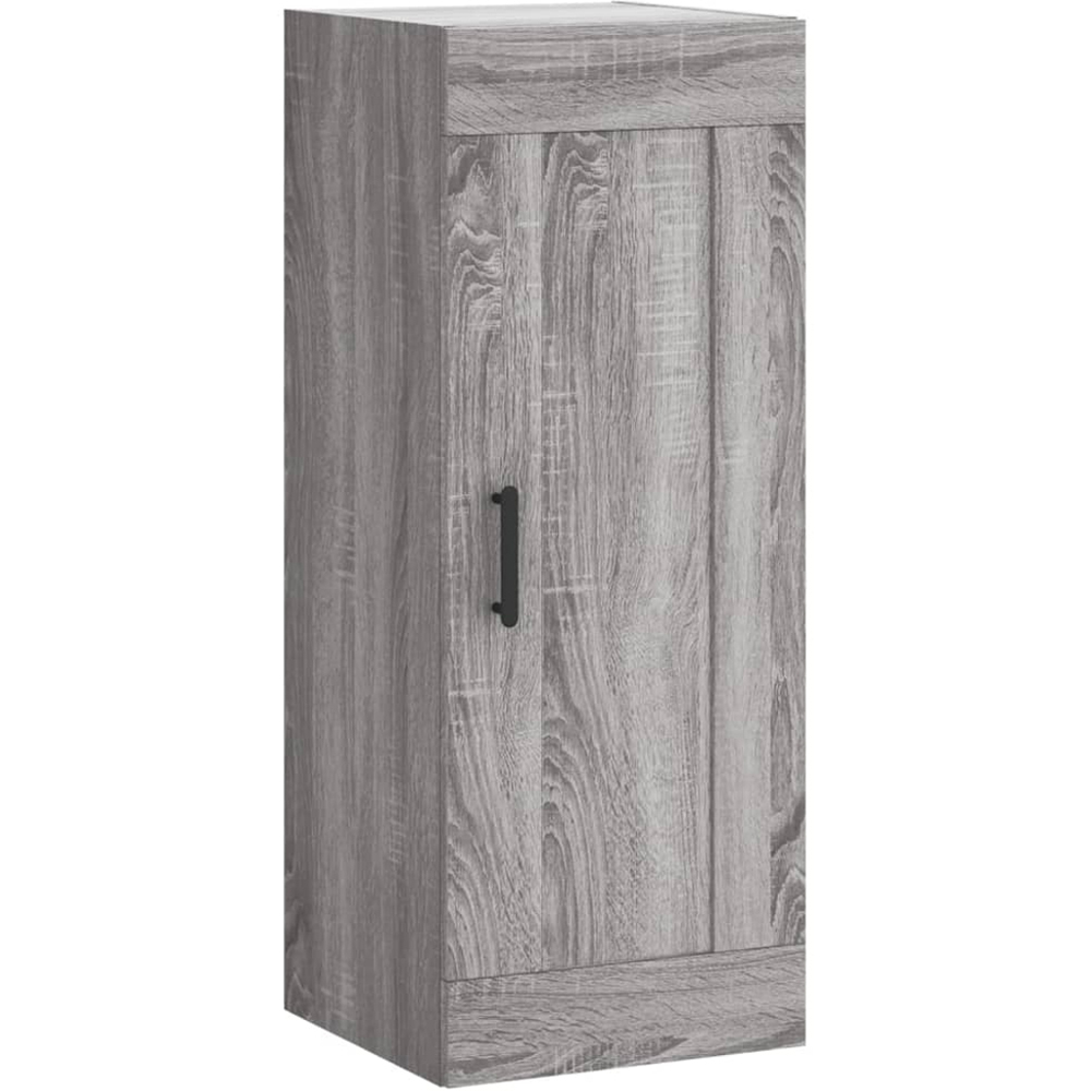 vidaXL Single Door 3 Drawer Grey Sonoma Highboard Image 8