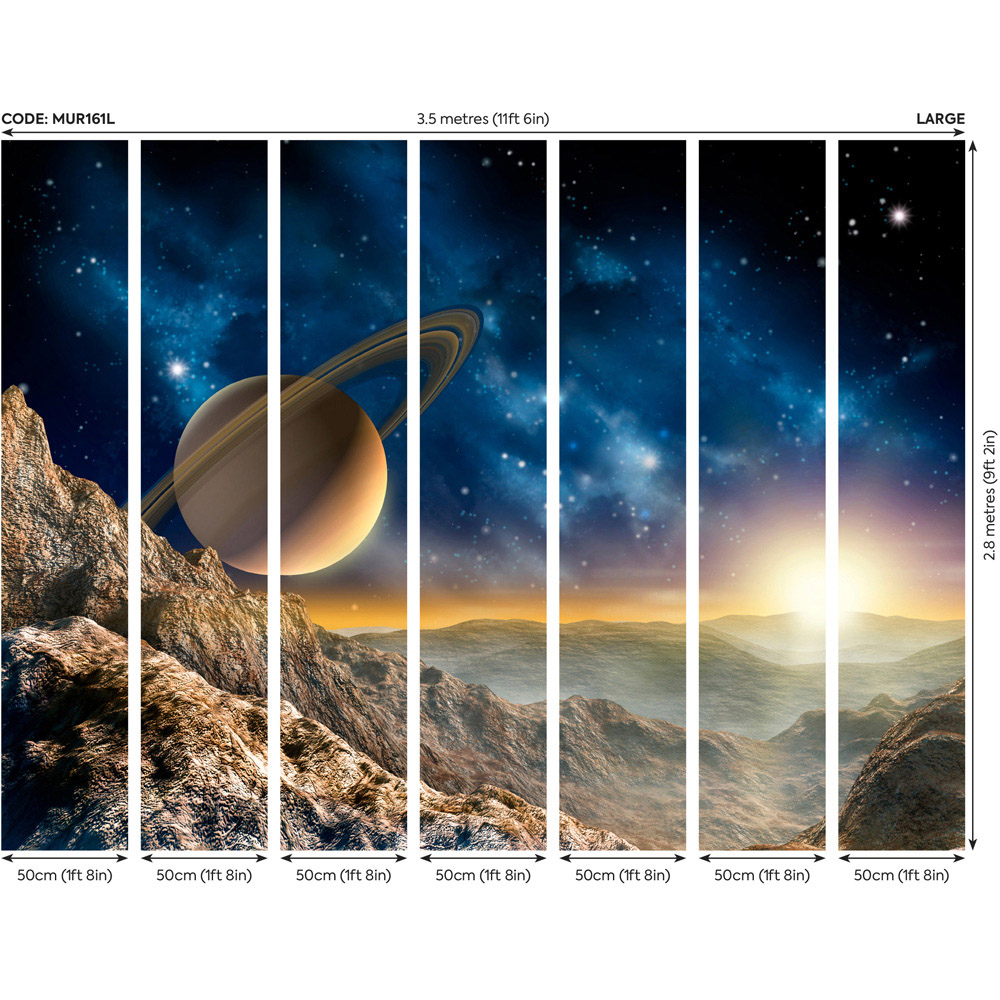 Origin Murals Galaxy Multicolour Wall Mural Image 3