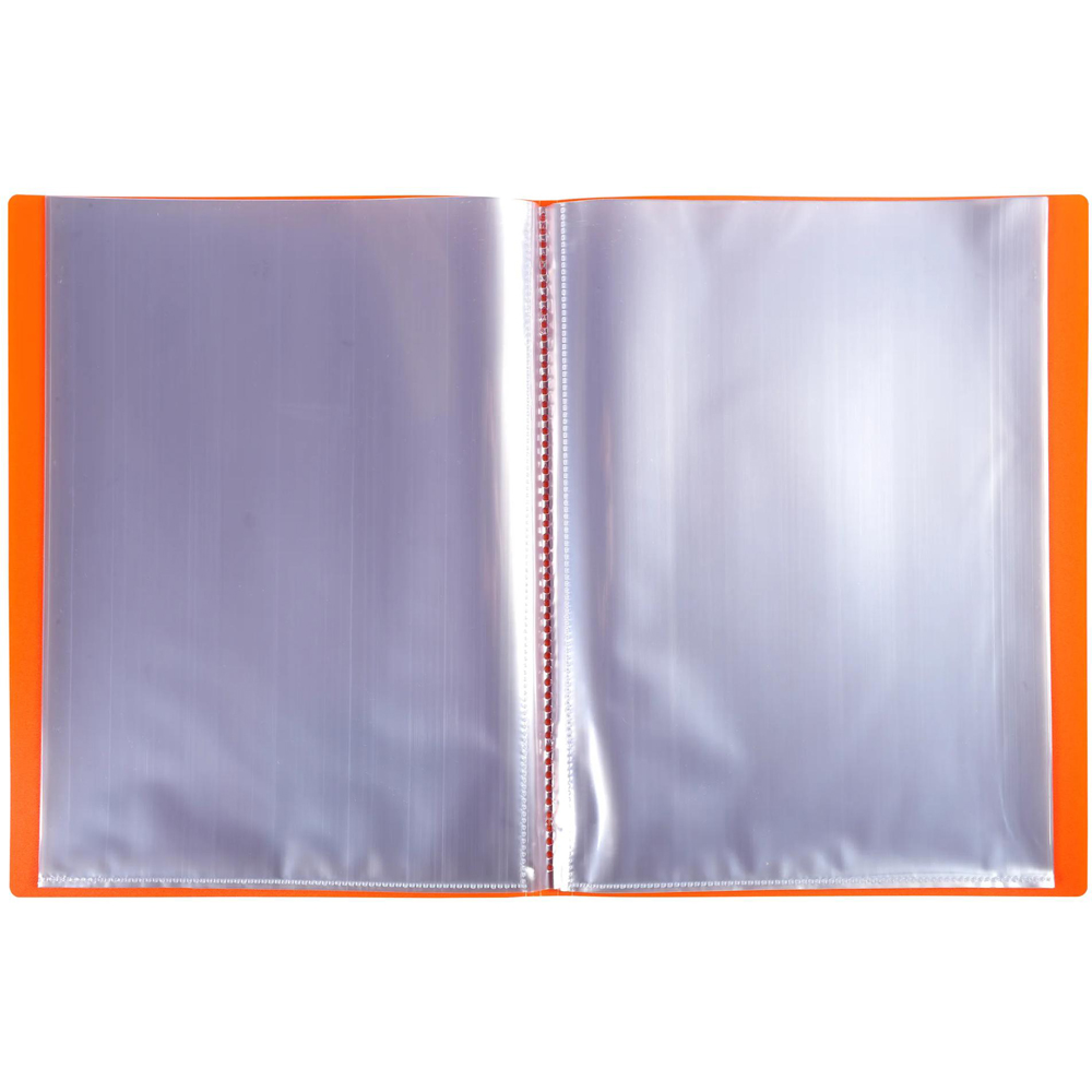 Exacompta Opak A4 40 Pocket Orange Display Book 10 Pack Image 4