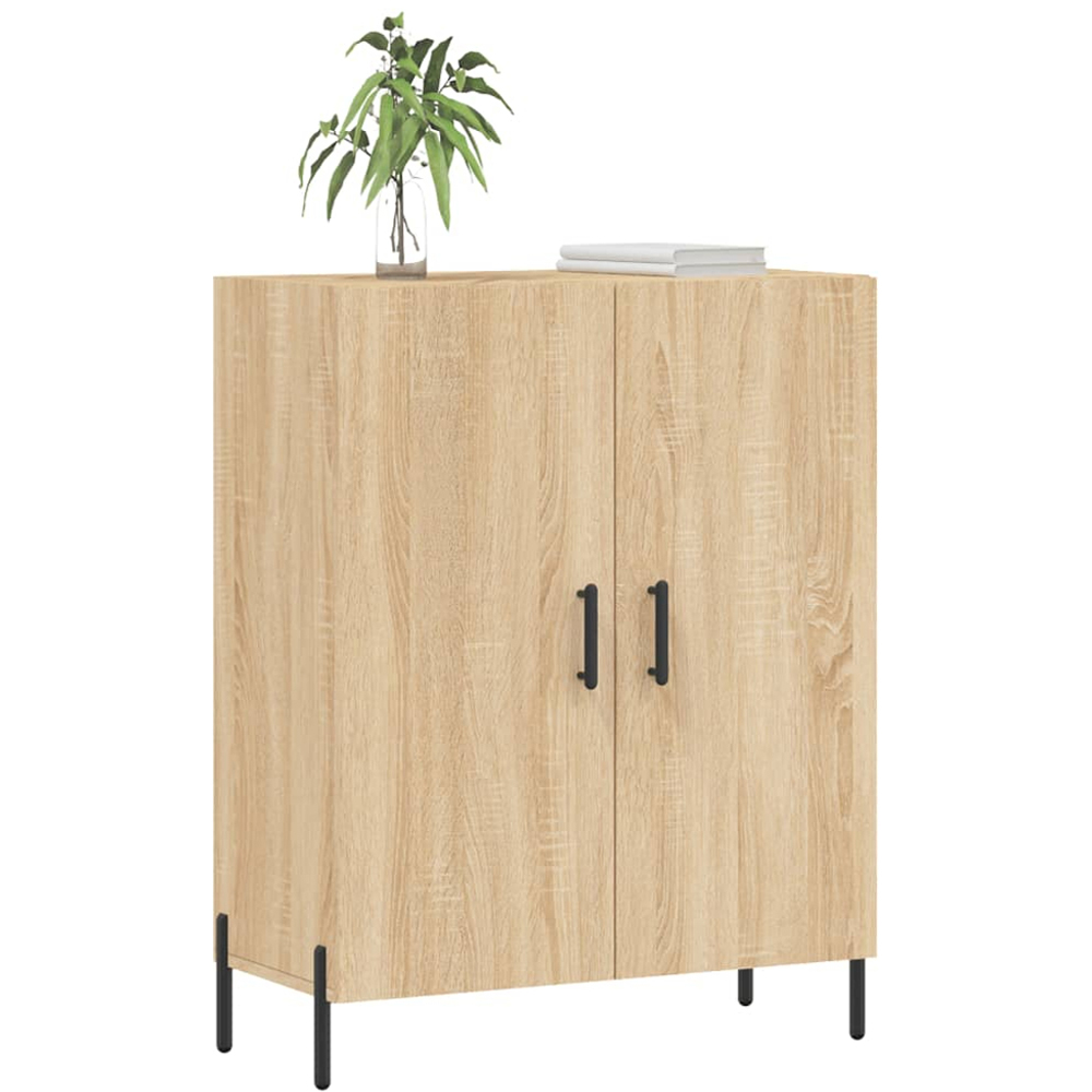 vidaXL 2 Door Sonoma Oak Sideboard Image 3