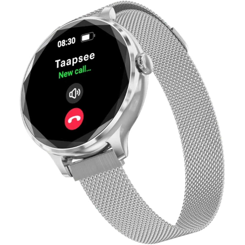 Noise NoiseFit Diva Silver Link Smartwatch Image 2