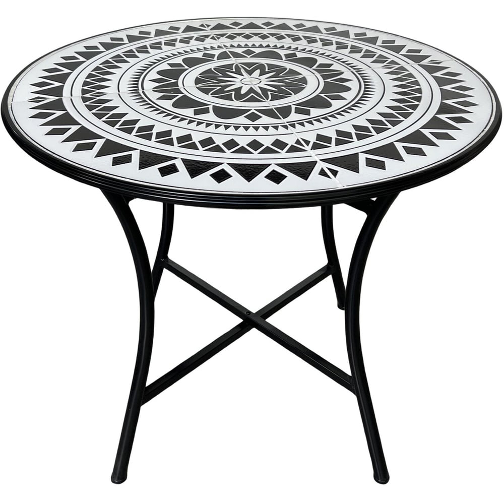 Mabel 4 Seater Dining Set Monochrome Image 6