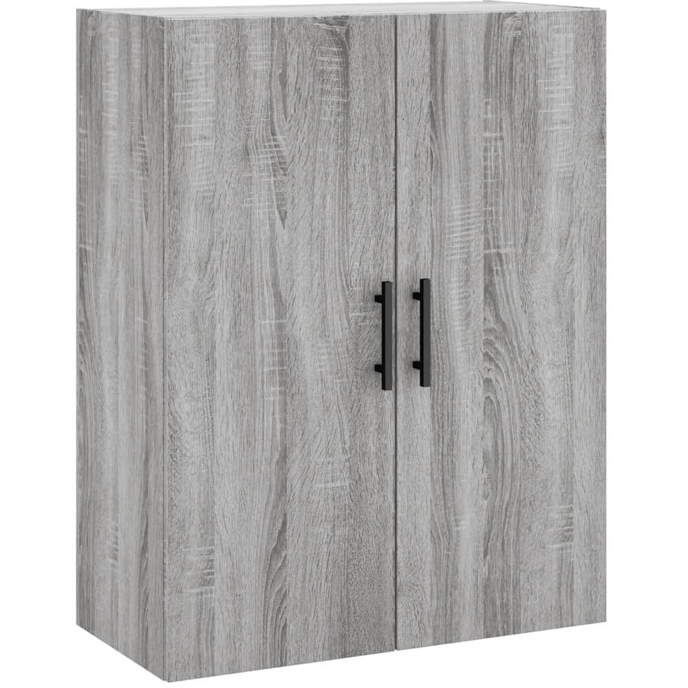 vidaXL 2 Door Grey Sonoma Wooden Wall-Mounted Cabinet Image 2