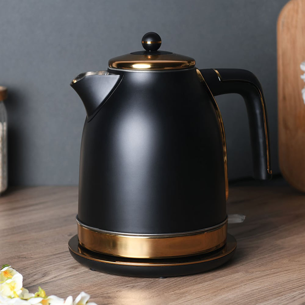 Ayano Stainless Steel Jug Kettle 1.7L - Black Image 6