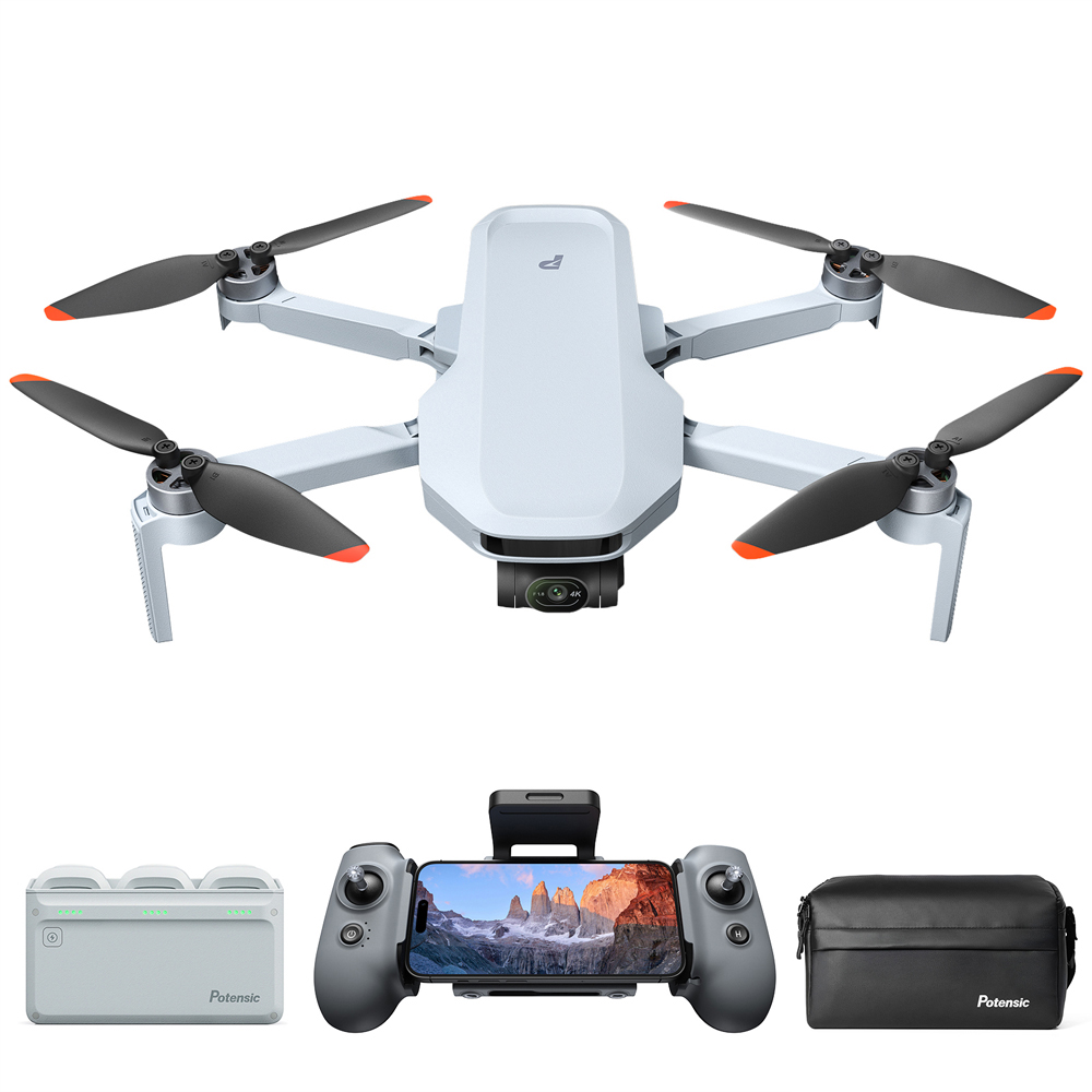 Potensic Atom 2 Grey Camera Drone Fly More Kit Image 3