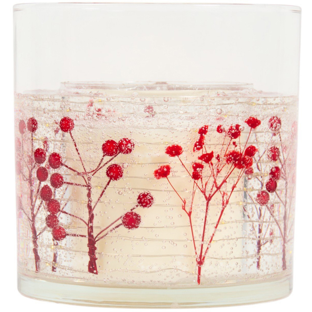 Winter Berry XL LED Candle Image 1