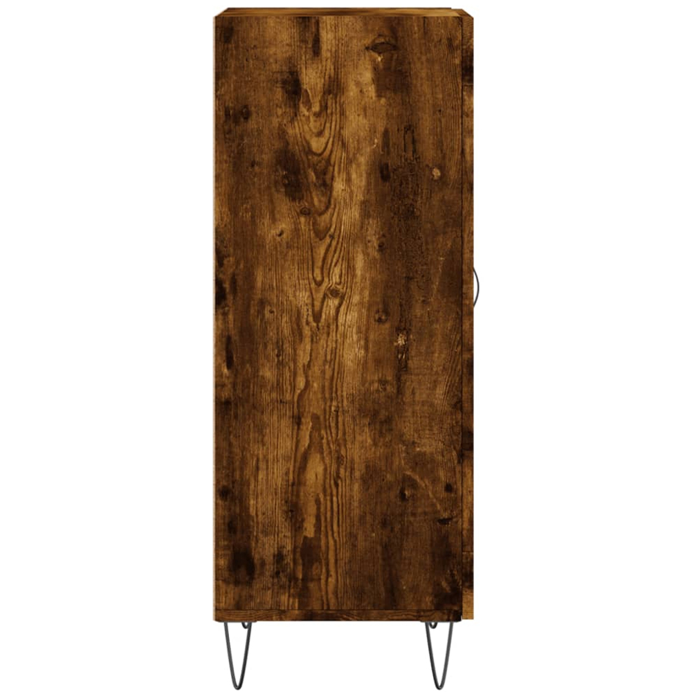 vidaXL Single Door Smoked Oak Sideboard Image 7