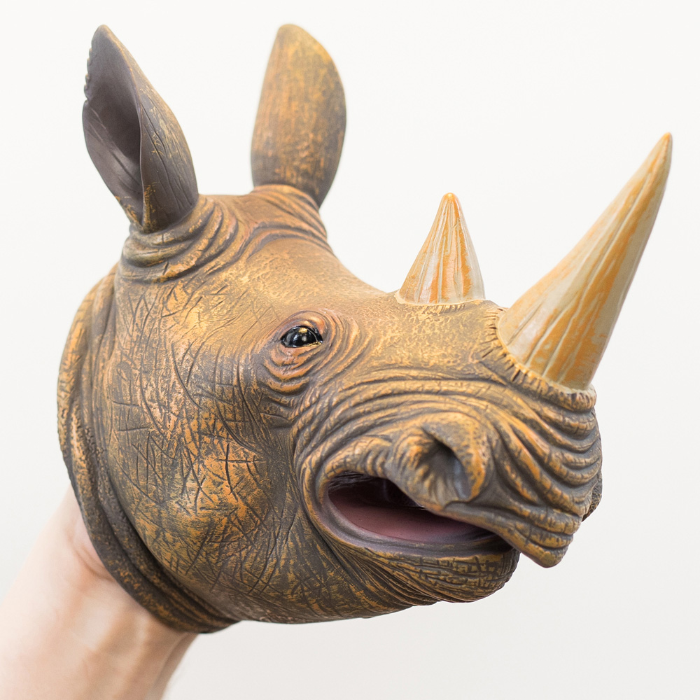 Wild Thingz Rhino Hand Puppet Image 3